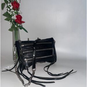 Rebecca Minkoff Leather Crossbody Black Small